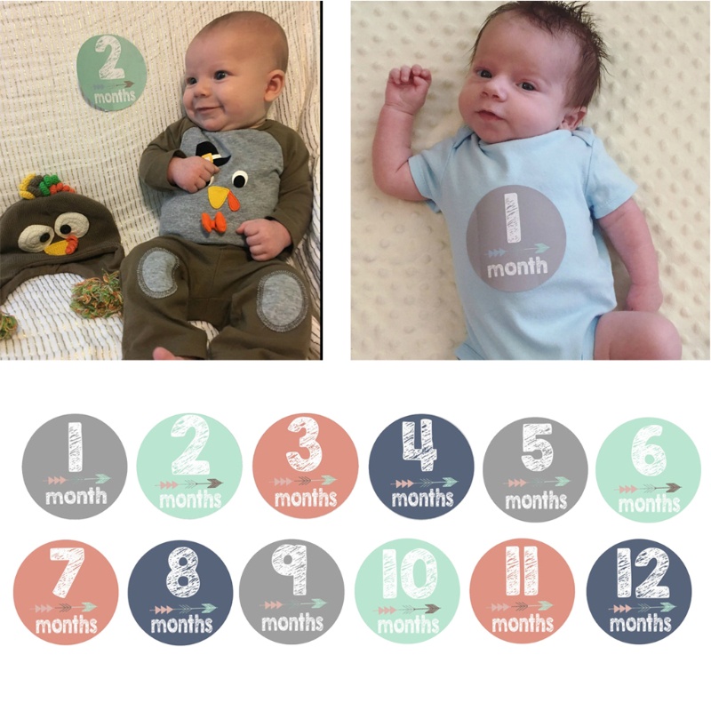 Thẻ Hình Dùng Làm Quà Lưu Niệm Cho Bé Sơ Sinh 0-12 Tháng Tuổi