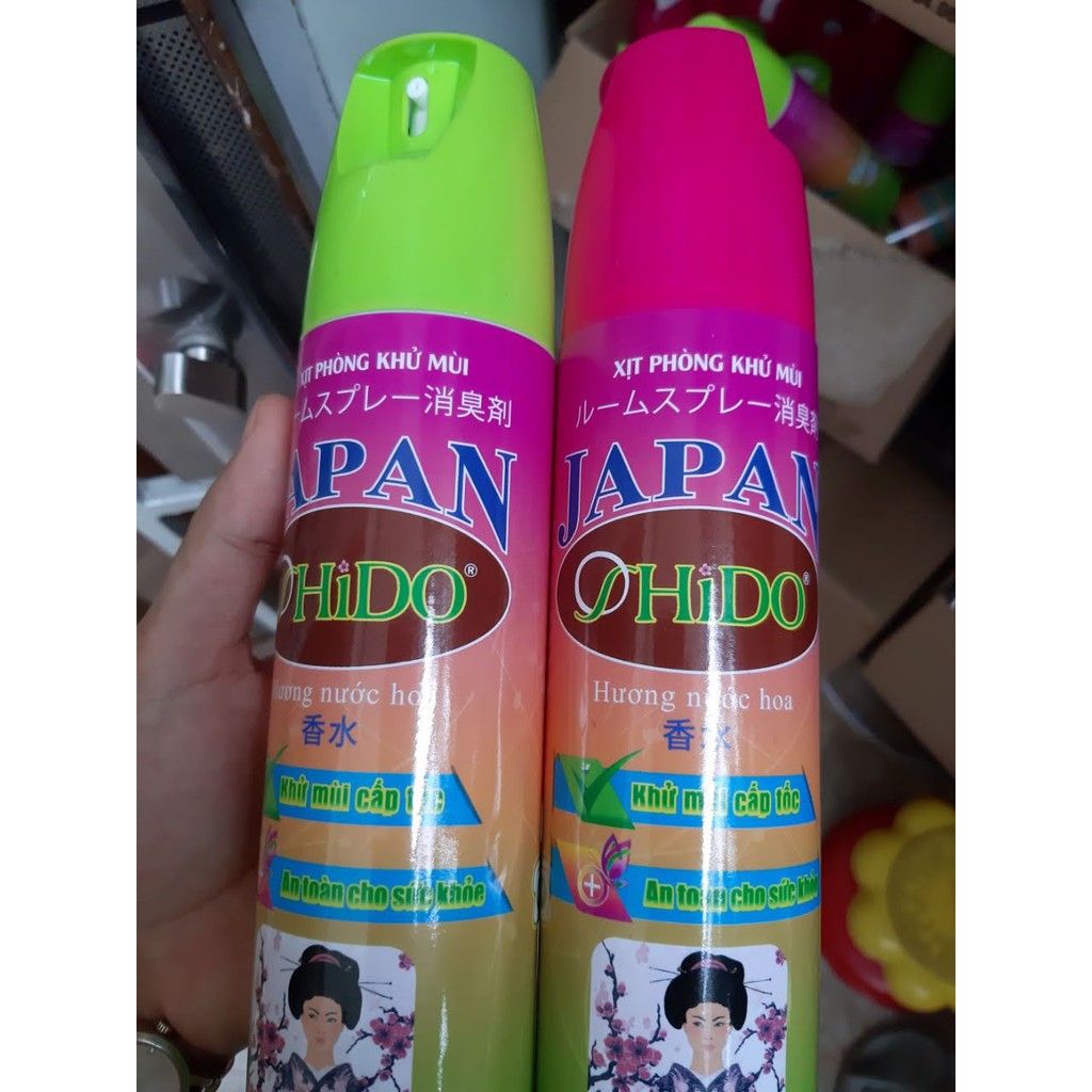 Combo 24 chai Oshido Xịt phòng khử mùi hôi .mùi thuốc lá .