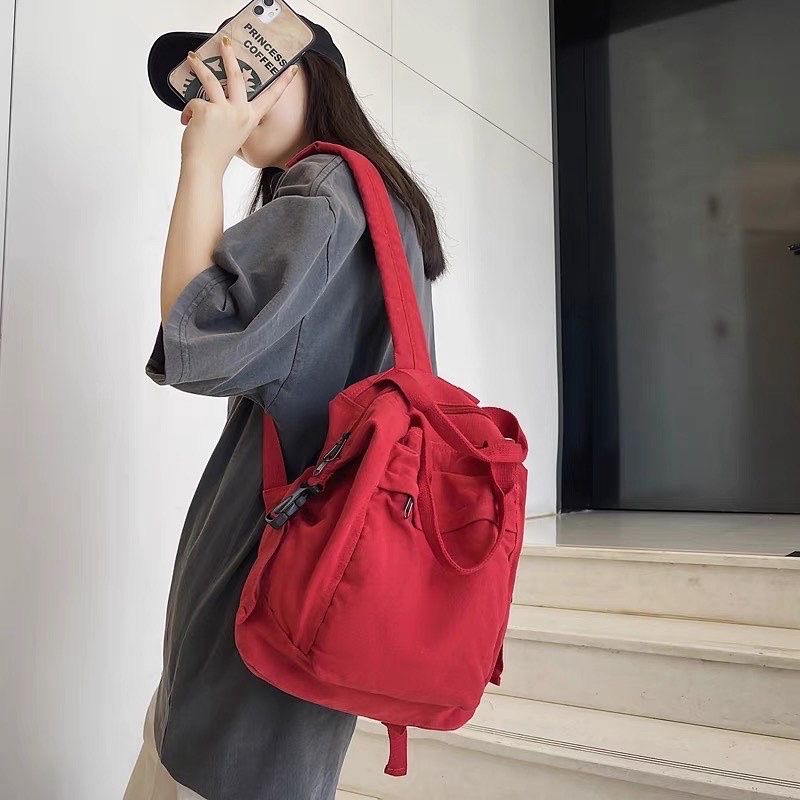 COMBO BALO CANVAS VINTAGE + LOGO CÀI + KẸP GỖ, SỔ TAY MINI, STICKER DÁN,.. ] Chất DÀY DẶN CHỐNG THẤM NƯỚC