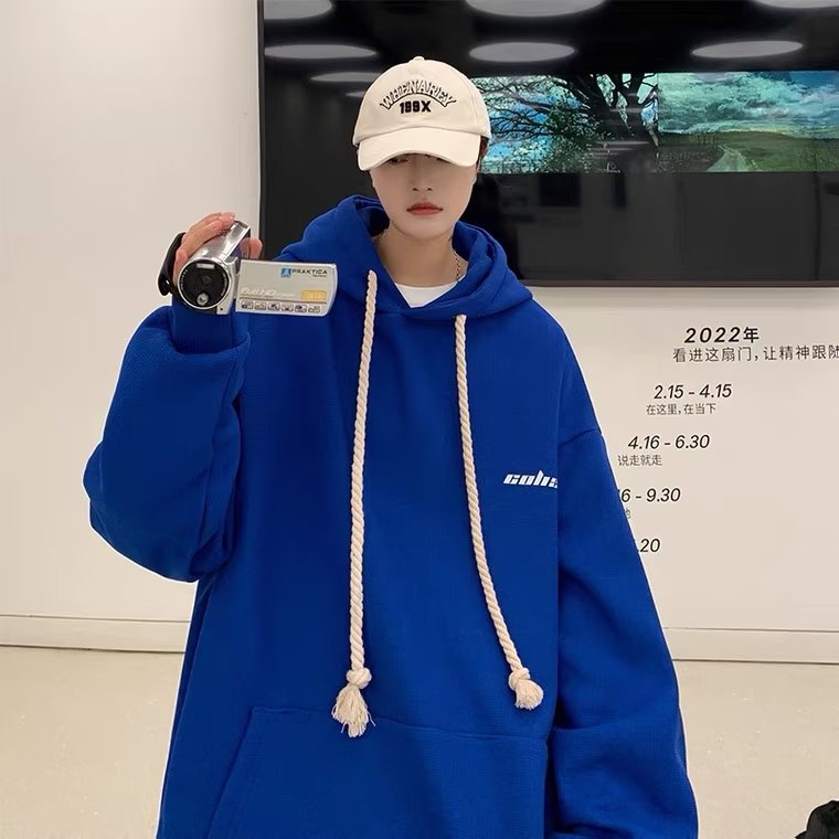 Áo Hoodie Thể Thao Ngoại Cỡ In Chữ Giản Dị Thời Trang Hàn Quốc Dành Cho Nam