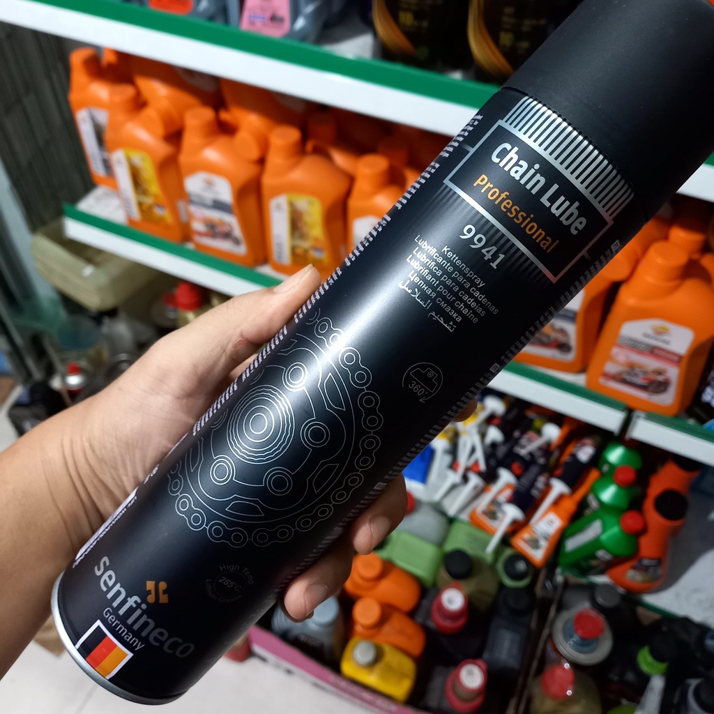 Dưỡng sên Senfineco 9941 Chain Lube Professional 650ML chính hãng - Nhập khẩu Đức