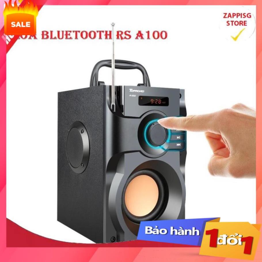 Loa Bluetooth Cao Cấp Super Bass RS - A100 (có điều khiển) - Mẫu Mới 2021, Loa Bluetooth Mini-Chính Hãng, Giá Rẻ BH 12t