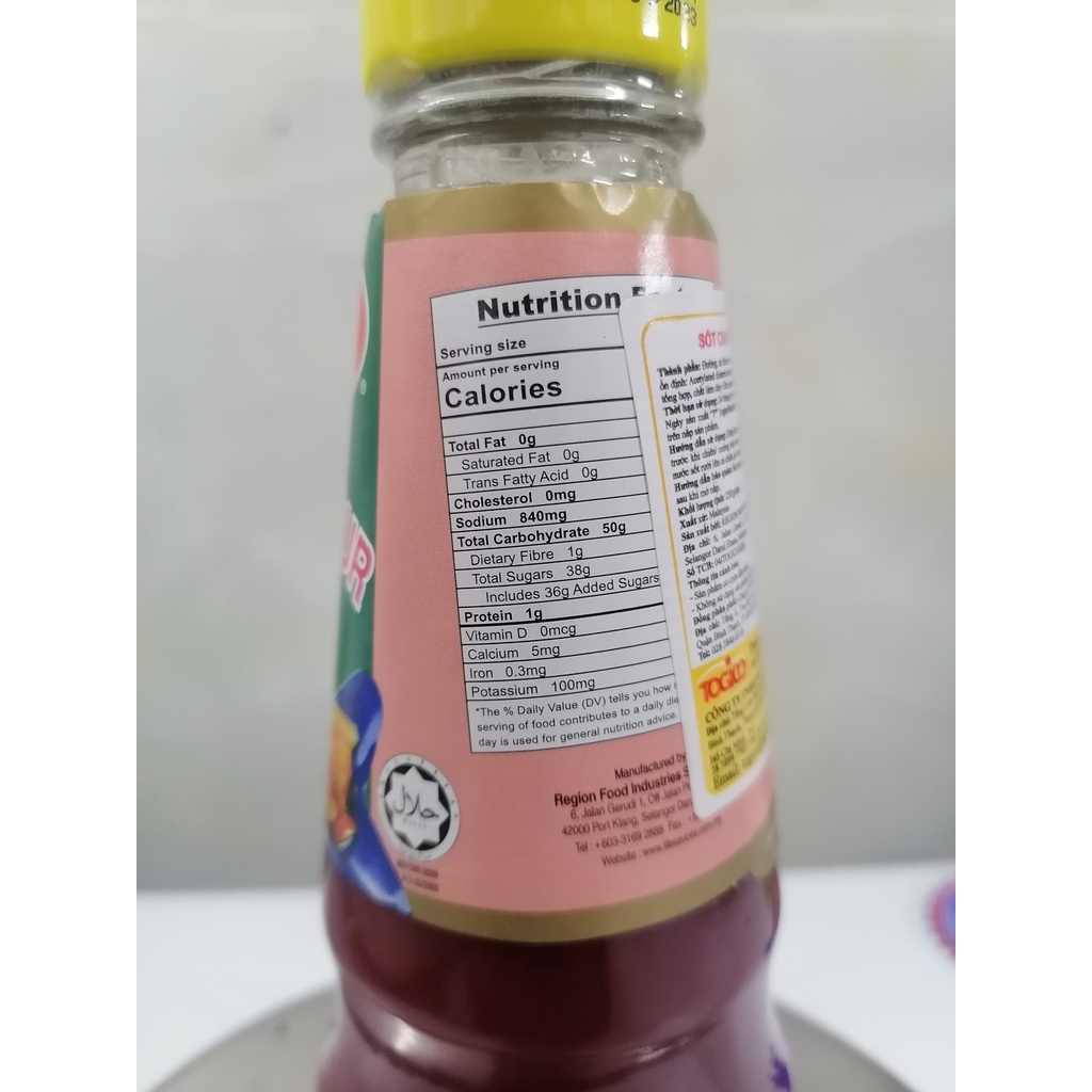 [250g - SWEET] Xốt chua ngọt [Malaysia] LIFE Sweet &amp; Sour Sauce (halal) (tgc-hk)