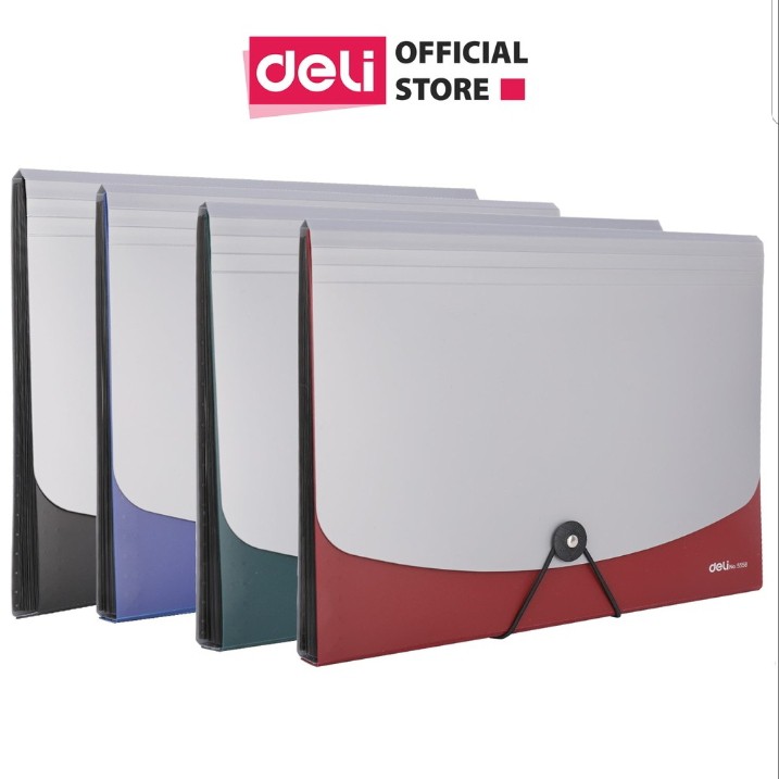 Cặp tài liệu 12 ngăn Deli 5558