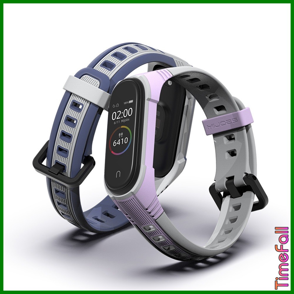 Dây đeo silicon PULSEIRA thể thao Mi band 4, mi band 3 chính hãng MIJOBS, dây đeo thay thế miband 4, miband 3 PULSEIRA