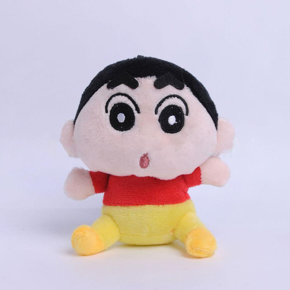 REBUY1 Móc Khóa Hình Cậu Bé Bút Chì Nhồi Bông Đáng Yêu