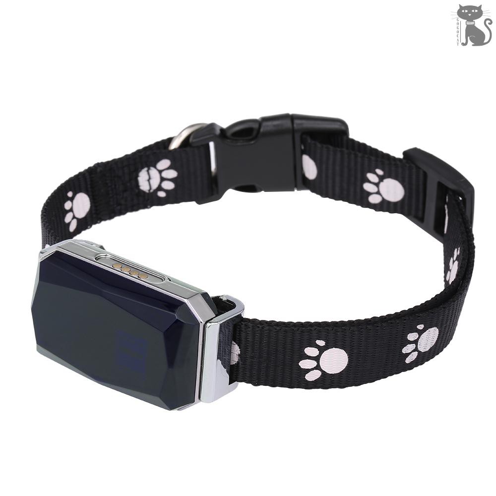 COD☆ Smart GPS Tracker GSM Pet Position Collar IP67 Protection Location Tracker Multiple Positioning