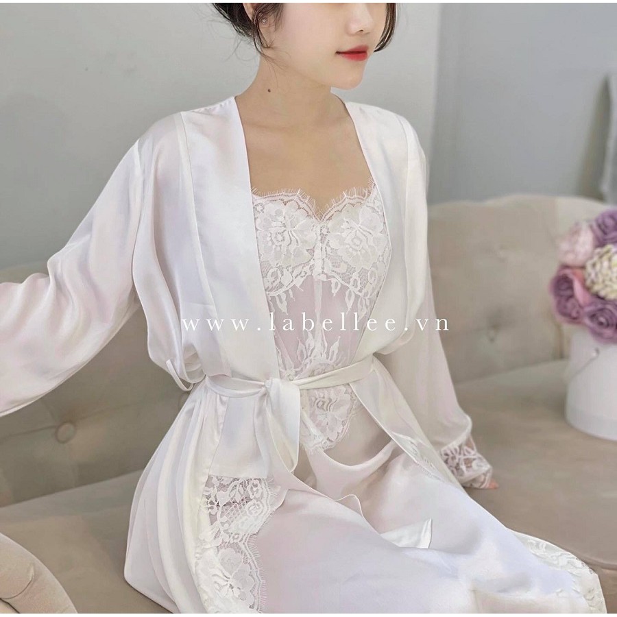 Áo choàng lụa phối ren LABELLEE - ACL03 | BigBuy360 - bigbuy360.vn