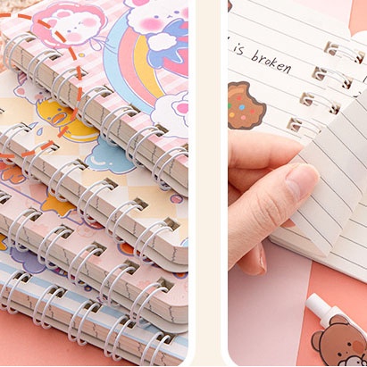 Sổ Lò Xo 160 140 Trang Size Mini A7 Bỏ Túi Ngẫu Nhiên