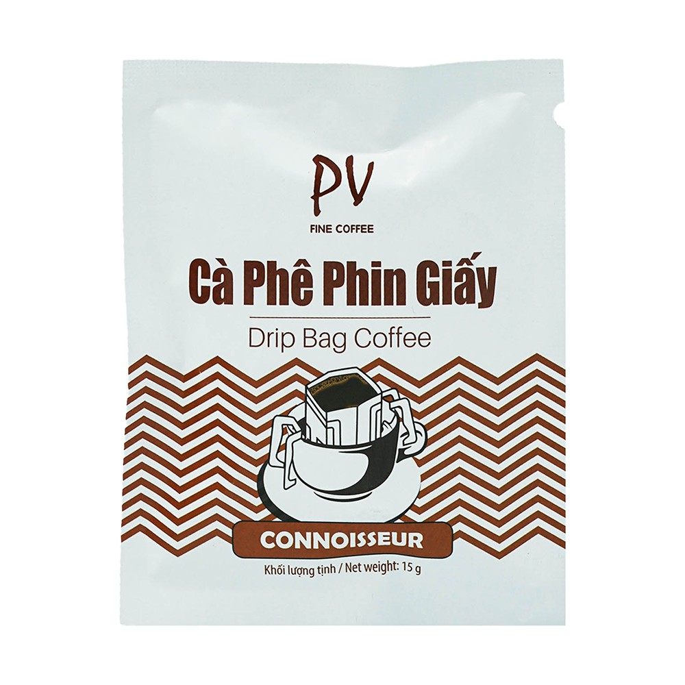 Cà Phê Phin Giấy - PV Fine Coffee Connoisseur - 8 Phin/ Hộp - Phương Vy Coffee