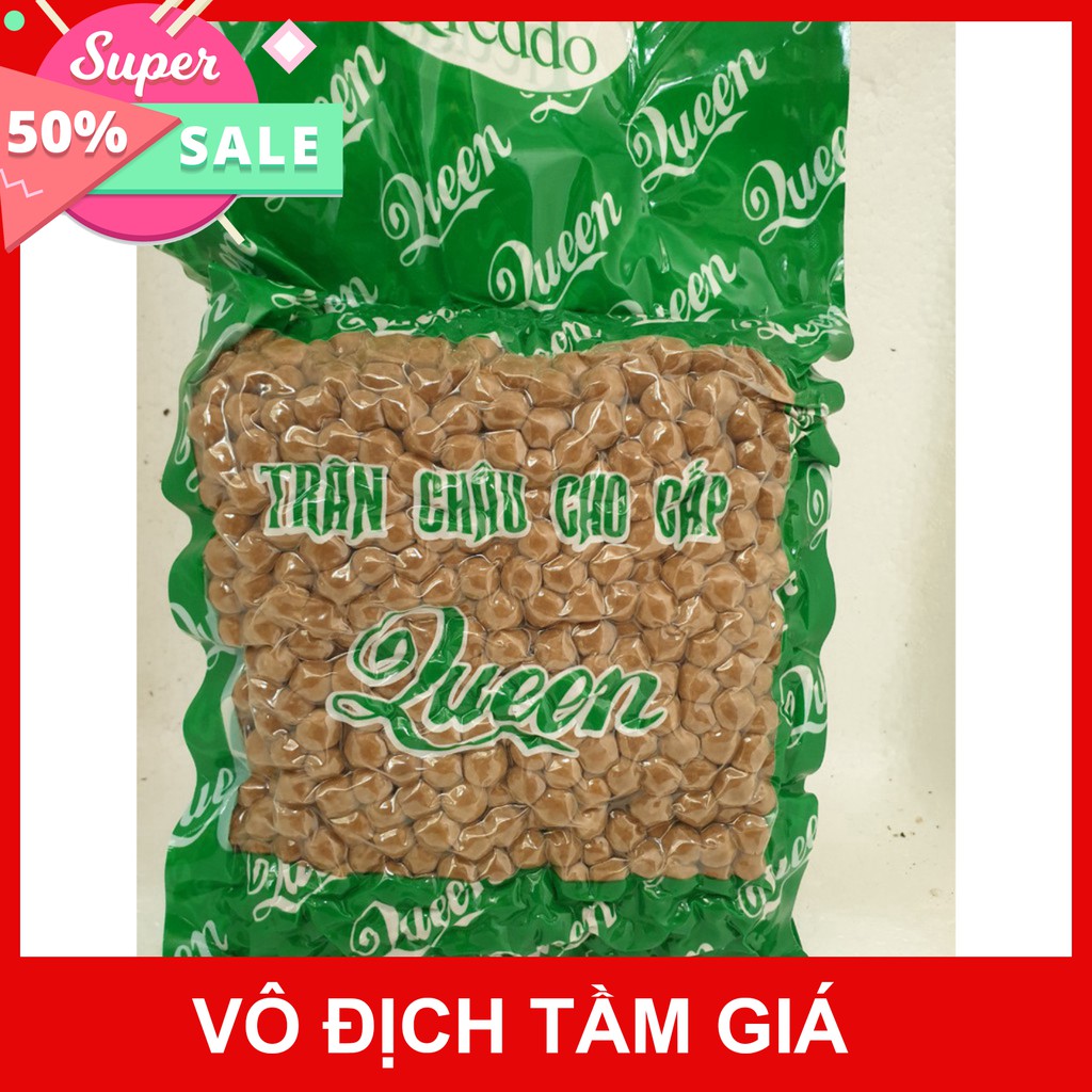 Trân châu đen caramel hãng Queen - để cả ngày vẫn dẻo
