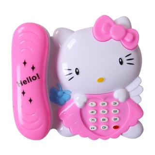 Mã TOYDEC giảm 10% tối đa 15K đơn từ 50K- Đồ chơi điện thoại mèo hello Kitty