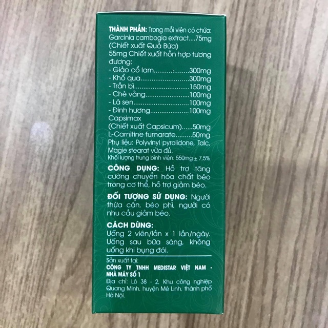 Giảm mỡ Mộc An