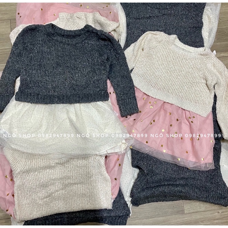 Váy Len Gap Kim Tuyến Cho Bé