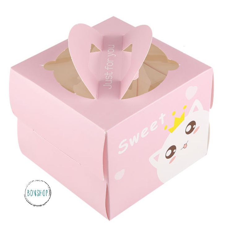 Hộp đựng bánh kem Mini, bánh kem Bento, quà tặng dày dặn, sắc nét