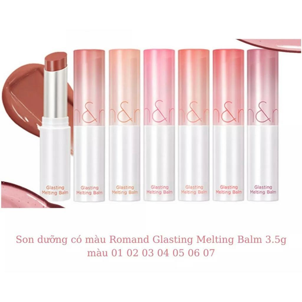 Son dưỡng có màu Romand Glasting Melting Balm 3.5g