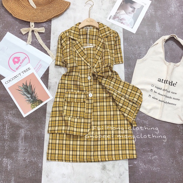 Set 2 món (áo vest + váy) | BigBuy360 - bigbuy360.vn