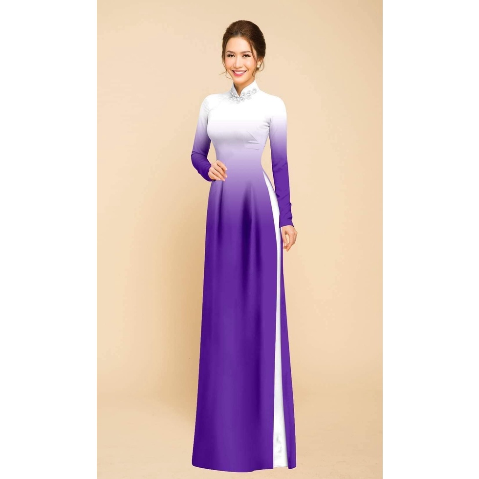 Áo dài loang - sơ mi loang - áo dài ombre siêu đẹp - sỉ giá tốt