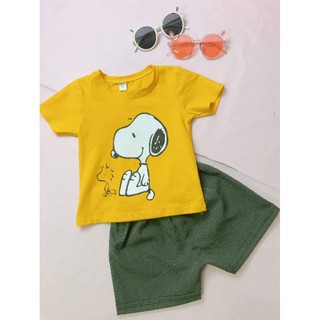 Áo phông Snoopy 100% Cotton cho bé trai