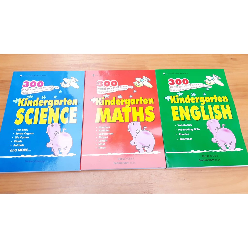 Kindergarten math/Science/English