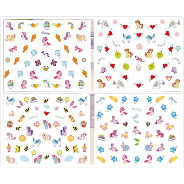 【COD】Decal Nước Họa Tiết Hoạt Hình Trang Trí Móng Tay Cho Bé