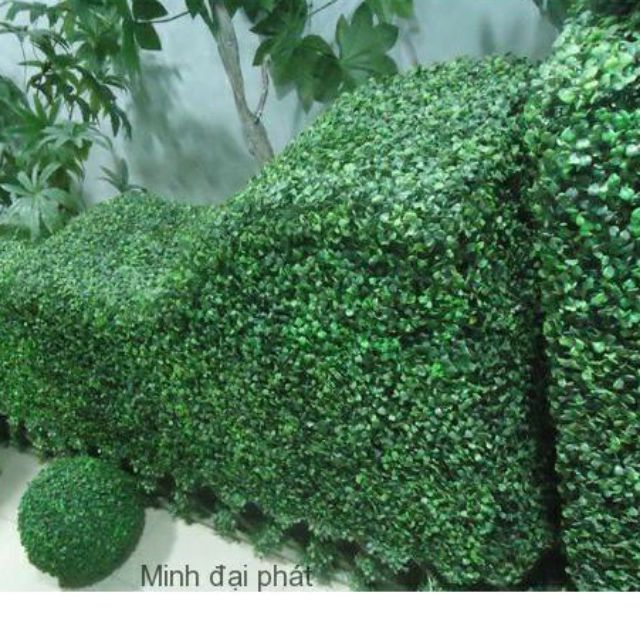 Cỏ xoong - combo 20 thảm cỏ nhựa cải xoong trang tri, màu cỏ tươi xanh dày dặn