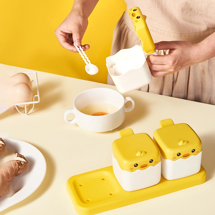 Hũ Nhựa Đựng Gia Vị Con GÀ Hộp Lọ Đựng Thực Phẩm Ngũ Cốc Đồ Khô Decor Phòng Bếp