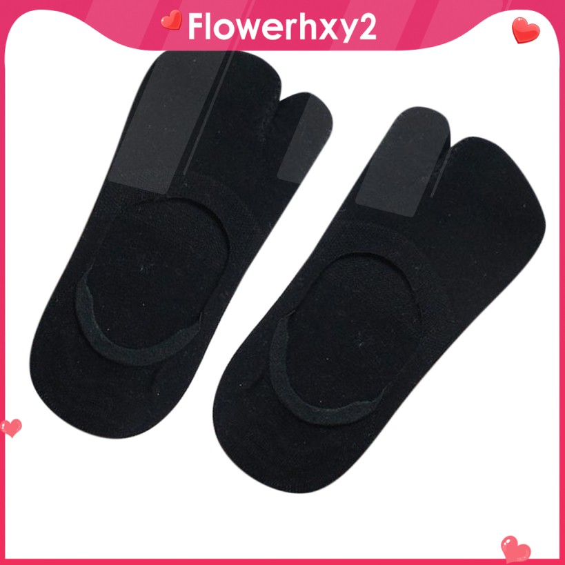 1 Pair Women No Show Socks Tabi Socks Non Slip Low Cut Boat Socks