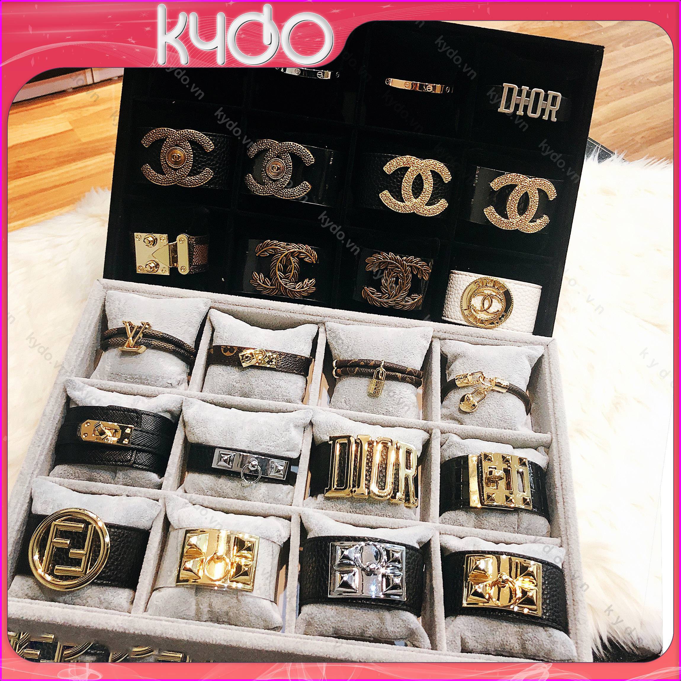 [Mã FAMAYFA giảm 10K đơn 50K] Vòng tay nữ Pu 💋FREESHIP💋 vòng tay sang chảnh KYDO - Phụ Kiện Nữ 2021