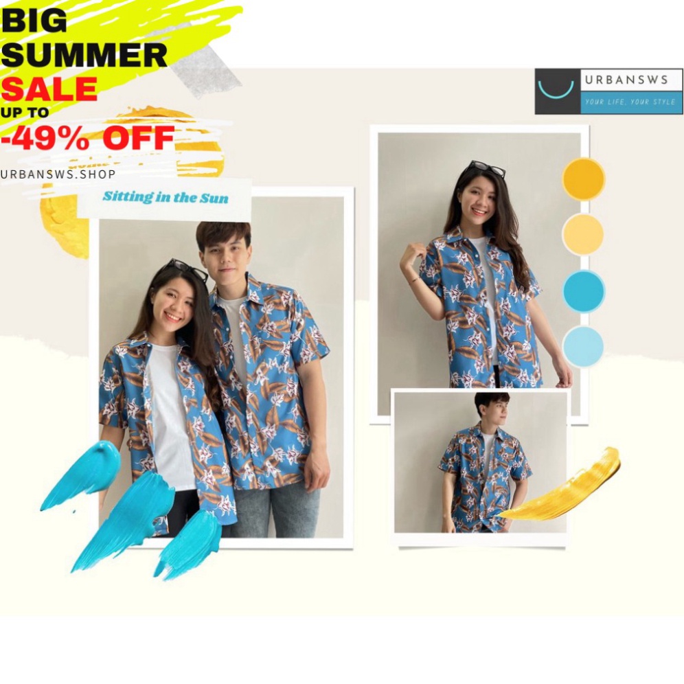 (SALE OFF) Áo Sơ Mi Lụa Mềm Mịn, In 3D, Form Rộng, Unisex, Bắt Trending Cho Các Bạn Trẻ