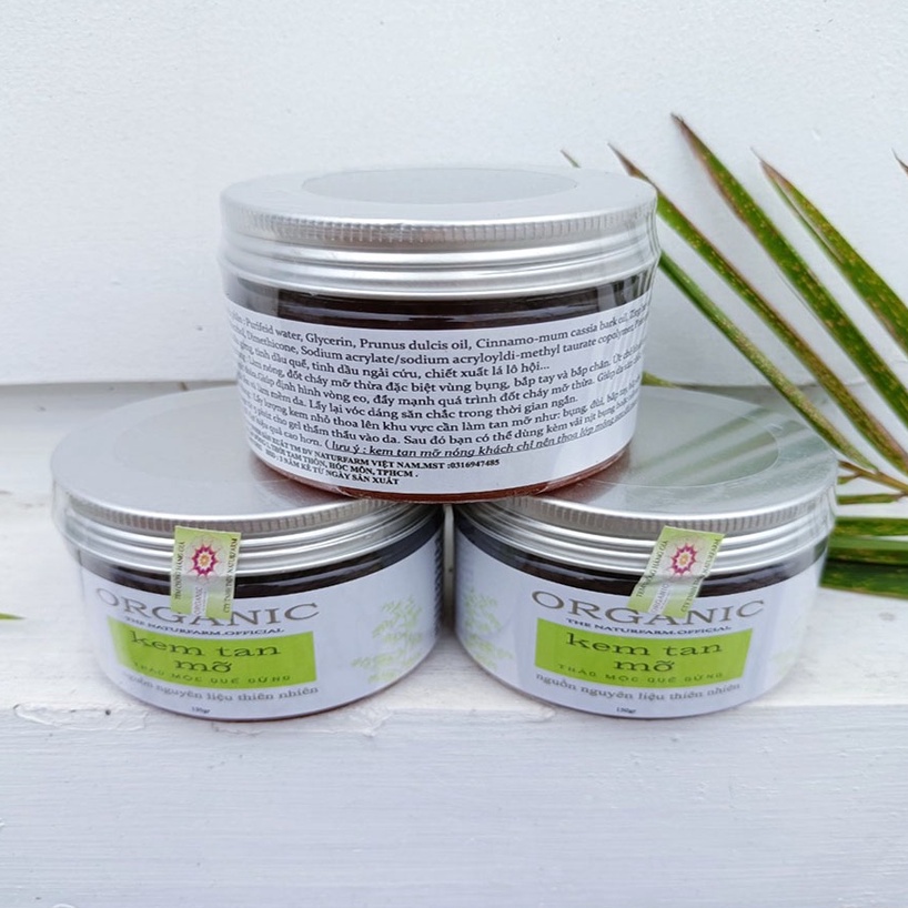 Kem tan mỡ thảo mộc quế gừng 150gr,tan mỡ bung cấp tốc