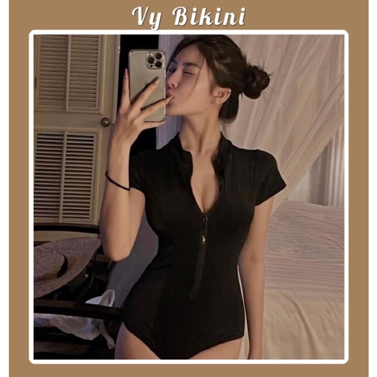 Bikini, đồ bơi, đồ đi biển dài tay, ngắn tay có khoá kéo trước from chip MAO01