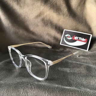 Kính trong suốt chân vàng - kính che bụi kính không độ