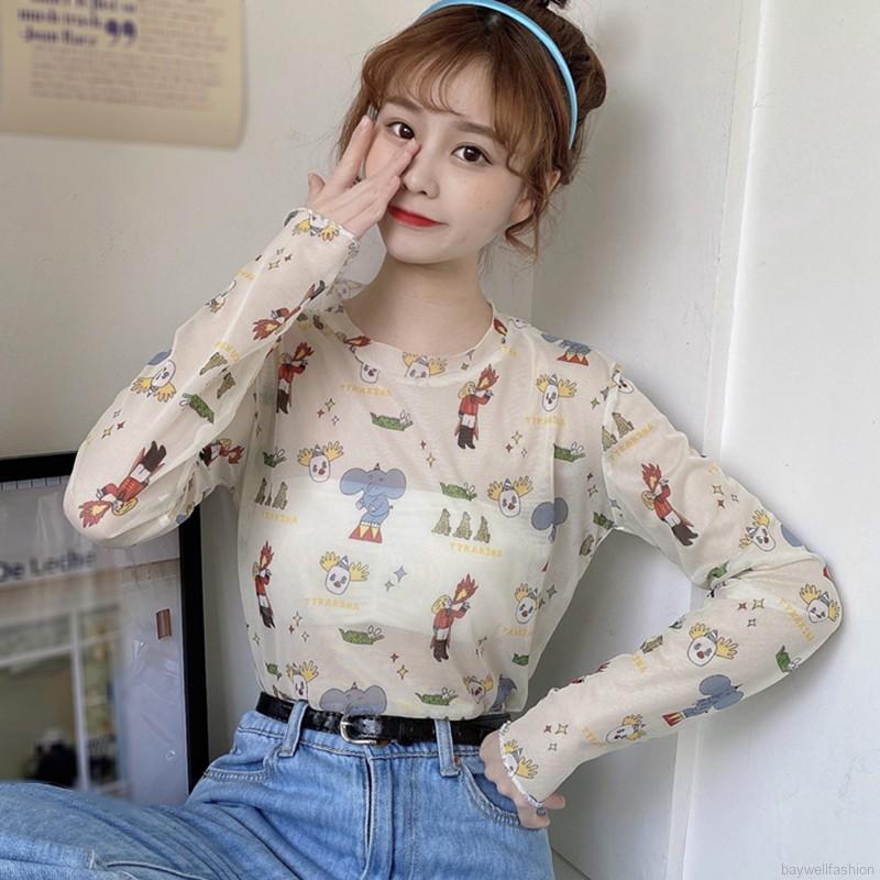 [Baywellfashion]Women Summer Beach Style Casual Animal Style Gauze Sunscreen Blouse | BigBuy360 - bigbuy360.vn