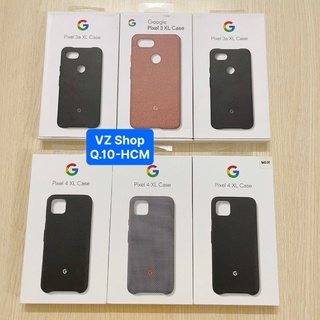 Mới nguyên hộp-Ốp lưng chính hãng vải Fabric case Google cho điện thoại Google Pixel 3 XL/3a XL/4/4 XL/6/6 Pro