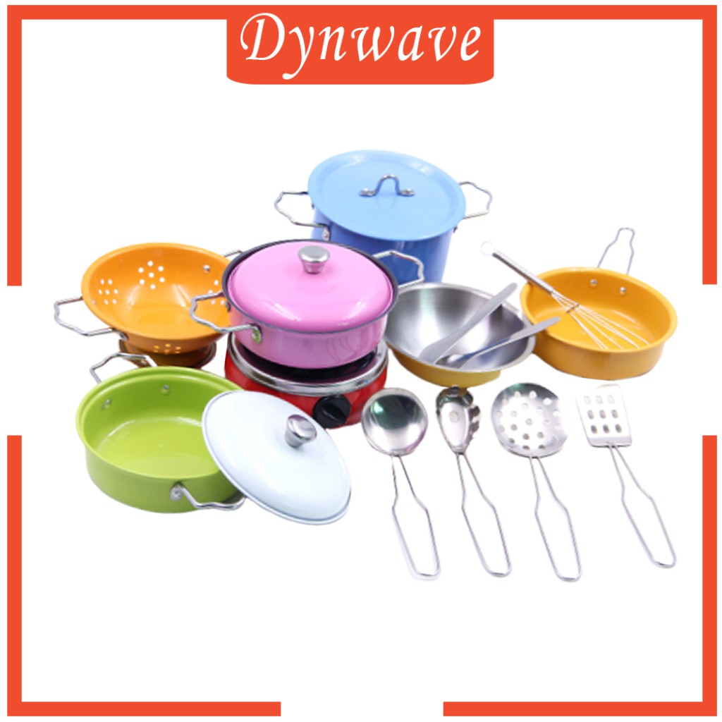 Bộ 17 Món Đồ Chơi Nấu Ăn Bằng Thép Không Gỉ Cho Bé