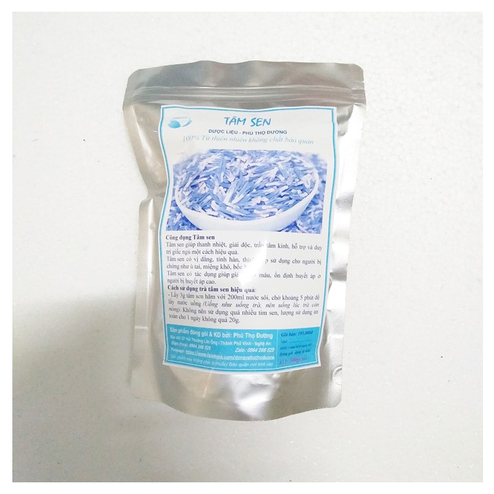 Tâm sen - 1kg Giúp chữa mất ngủ, đau đầu, chóng mặt, tim đập nhanh, hồi hộp…