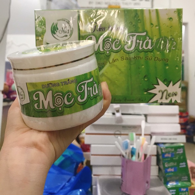 COMBO BODY CREAM& Tắm Trắng Mộc Trà