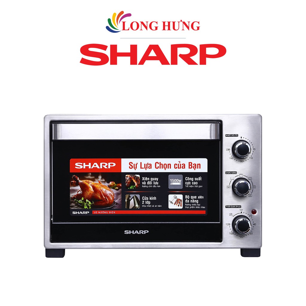 [Mã ELHADEV giảm 4% đơn 300K] Lò nướng Sharp 32 lít EO-A323RCSV-ST - Hàng chính hãng