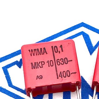A17 Tụ điện màu đỏ WIMA MKP10 630V 0.1UF 104 100N 400VAC 15mm (01 con)