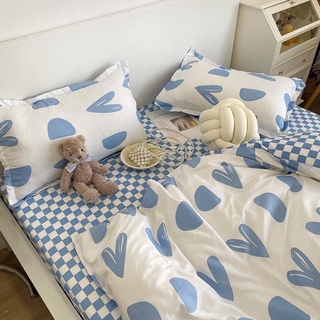Set 3 sản phẩm vỏ ga gối chăn (2 vỏ gối 50x70cm, 1 vỏ ga, 1 vỏ chăn - kích thước vỏ chăn ga khách chọn và ghi chú đơn)