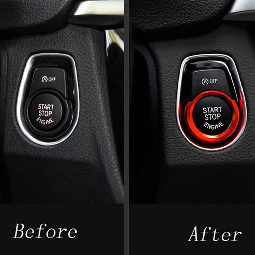JONYE Vỏ Bọc Công Tắc Khởi Động Xe Hơi Hình Tròn Bằng Hợp Kim Chuyên