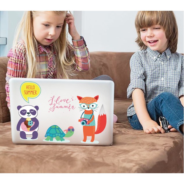 Decal trang trí tường - Thú Du Lịch Vui Chơi