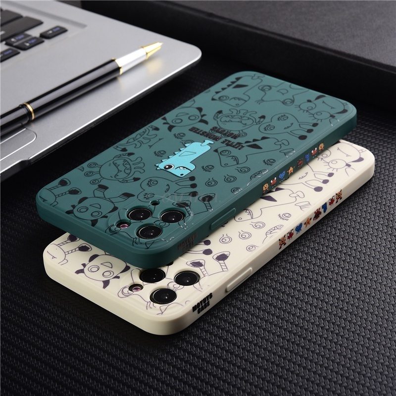 Ốp Điện Thoại Hình Quái Vật Nhỏ Cho IPhone 4 4S 5 5C SE 6 6S Plus 7 8 Plus 7Plus 8Plus IPhone X XS Max XR XSMax 11 Pro 11Pro