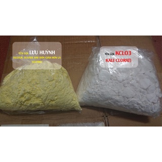 Combo Phân Bón 1kg kclo3 và 500g FERTILIZER xử lý đất sau khi thu hoạch.