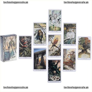 [😎😎Tech] 78 Nature Tarot Cards Deck Full English Mysterious Animal Playing Board Game [VN]