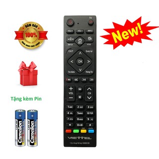 Điều khiển đầu thu truyển hình Viettel - Hàng tốt, tặng kèm pin