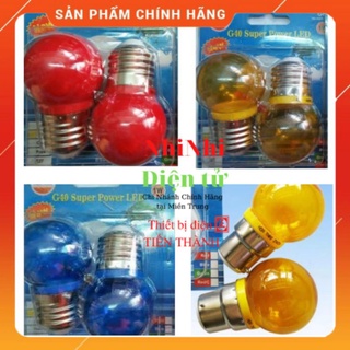 [Đèn Led]Bóng đèn chanh tròn Led Thủy Tinh Đuôi E27 - Hòa Thái công suất 1w