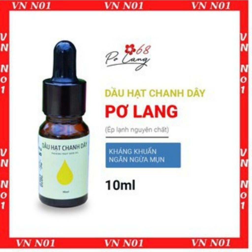 DẦU HẠT CHANH DÂY ÉP LẠNH PƠ LANG NGUYÊN CHẤT TỰ NHIÊN 10/30 ml