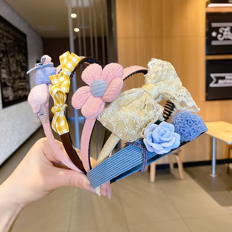 Băng Đô Cài Tóc Phong Cách Hàn Quốc Xinh Xắn Cho Nữ